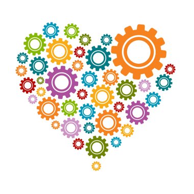 Güzel ve basit öğe. Fikir kavramı düşünüyorum. Vektör çizim.