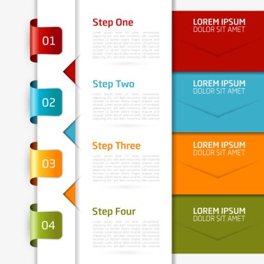 Infographic tasarım şablonu. İş, sunu, web tasarım için kullanılabilir.