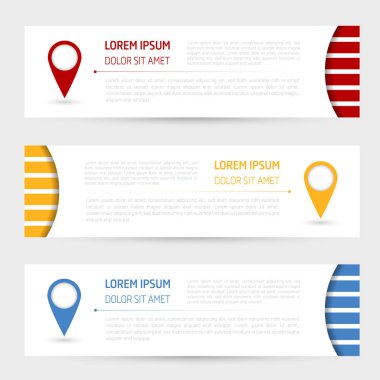 Vektör Web afiş tasarım şablonu. Soyut geometrik web tasarım afiş şablon. 