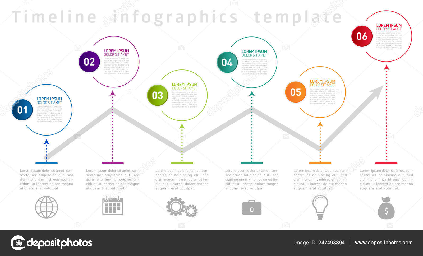 Timeline Infographic Design Template Vector Illustration Stock Vector C Peppers 247493894,Diy Bunk Bed Design Plans