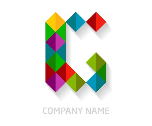 Diseño del logotipo del monograma G Letter . — Vector de stock