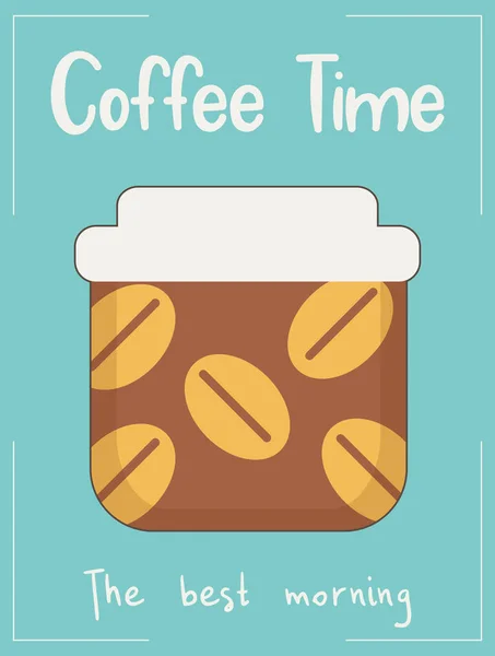 Einweg Kaffeetasse Vorhanden Coffee Vorlage Für Menüs Anzeigen Plakatgestaltung Vektorillustration — Stockvektor