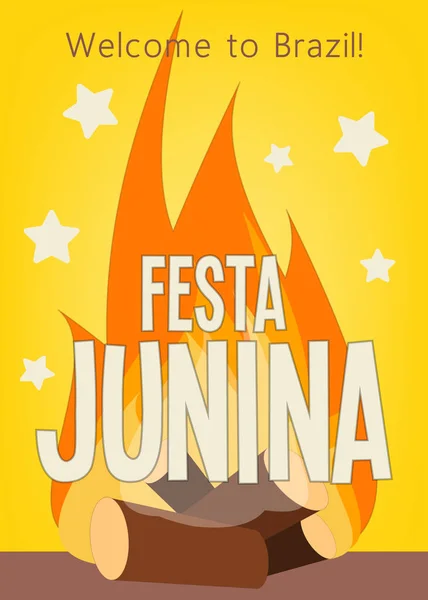 Festa Junina - Brazílie Festival — Stockový vektor