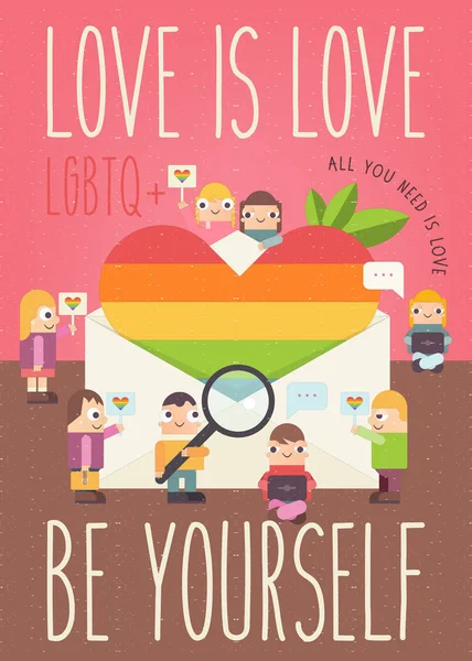 L'amour est amour — Image vectorielle