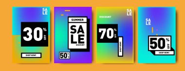 Vektör yaz satış poster ve arka plan. Moda yaz afiş indirim ve promosyon.