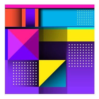 Modaya uygun curvy geometrik memphis öğeleri renkli bir tasarım. Retro 90s doku, desen ve öğeleri tarzı. Modern soyut kültür arka plan tasarımı ve kapak şablonu.