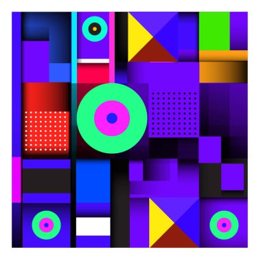 Modaya uygun curvy geometrik memphis öğeleri renkli bir tasarım. Retro 90s doku, desen ve öğeleri tarzı. Modern soyut kültür arka plan tasarımı ve kapak şablonu.