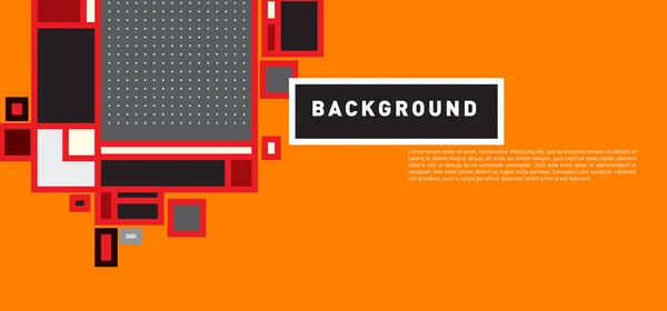 矢量抽象彩色矩形背景横幅 — 图库矢量图片