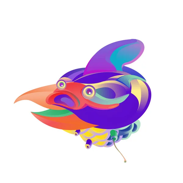 Vektorvogel Illustration Für Logo Design — Stockvektor