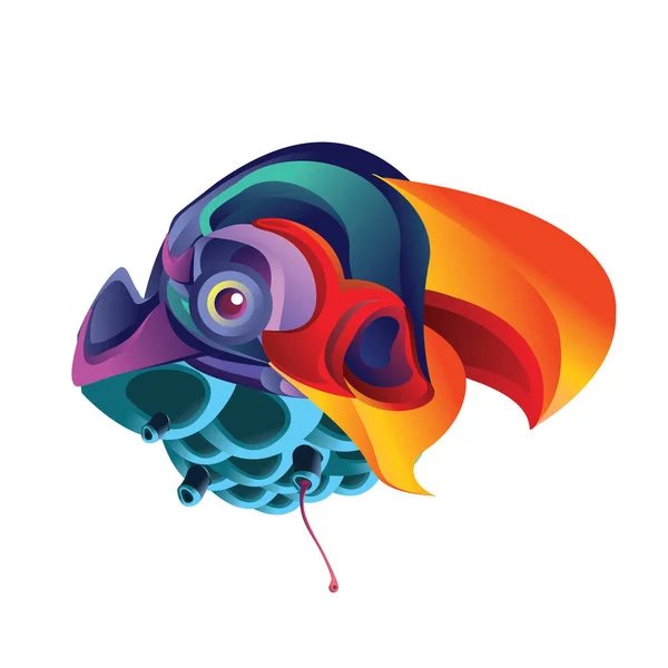Illustration Oiseau Vectoriel Pour Logo — Image vectorielle