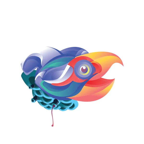 Векторная Птица Дизайна Логотипа — стоковый вектор