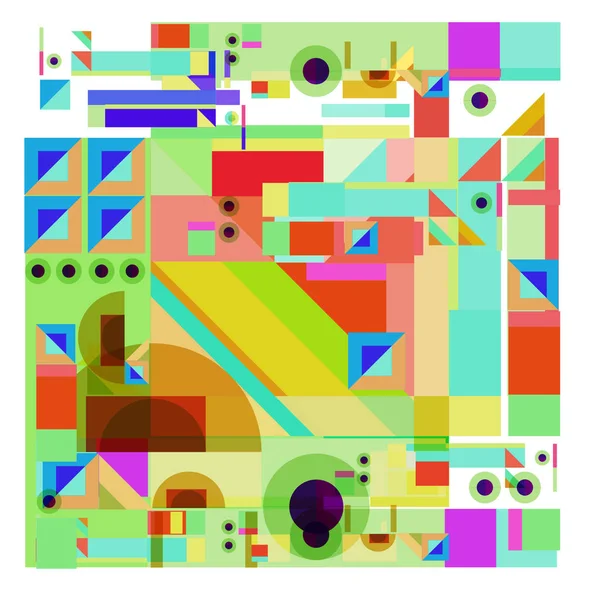 Vector Abstracto Geométrico Colorido Fondo — Archivo Imágenes Vectoriales