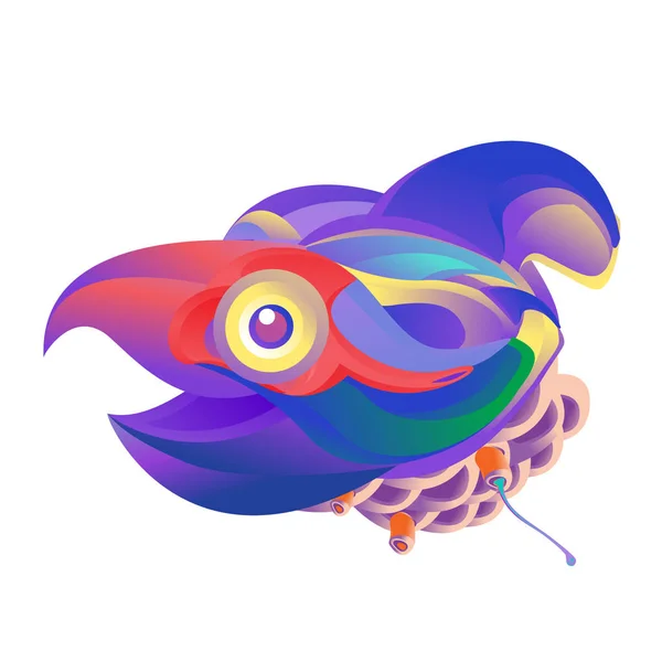 Ilustración Aves Vectoriales Para Diseño Logotipos — Vector de stock