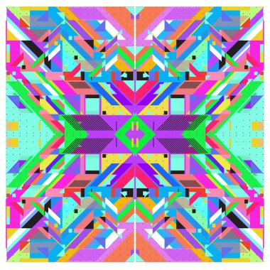 Trendy geometrik vektör çizim öğeleri ve soyut renkli dokular ile. Yaz tatil için poster, kart, broşür ve tanıtım şablon tasarlayın. Moda sanat baskı ve arka plan.