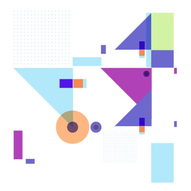 Trendy geometrik vektör çizim öğeleri ve soyut renkli dokular ile. Yaz tatil için poster, kart, broşür ve tanıtım şablon tasarlayın. Moda sanat baskı ve arka plan.