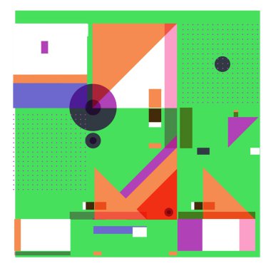 Trendy geometrik vektör çizim öğeleri ve soyut renkli dokular ile. Yaz tatil için poster, kart, broşür ve tanıtım şablon tasarlayın. Moda sanat baskı ve arka plan.