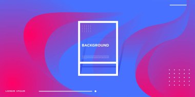 Modern renkli akışı poster. Sanat tasarım tasarım projesi. Vektör çizim 