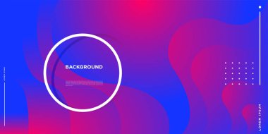 Modern renkli akışı poster. Sanat tasarım tasarım projesi. Vektör çizim 