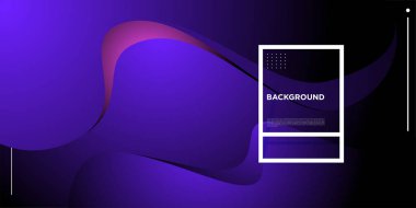 Modern renkli akışı poster. Sanat tasarım tasarım projesi. Vektör çizim 