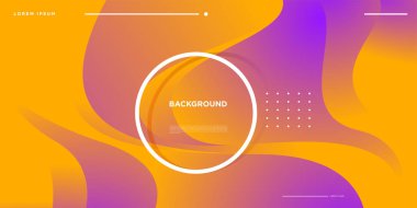 Modern renkli akışı poster. Sanat tasarım tasarım projesi. Vektör çizim 