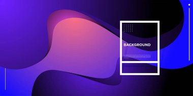 Modern renkli akışı poster. Sanat tasarım tasarım projesi. Vektör çizim 