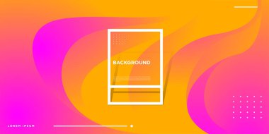 Modern renkli akışı poster. Sanat tasarım tasarım projesi. Vektör çizim 