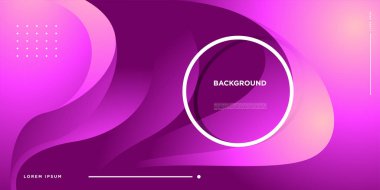 Modern renkli akışı poster. Sanat tasarım tasarım projesi. Vektör çizim 