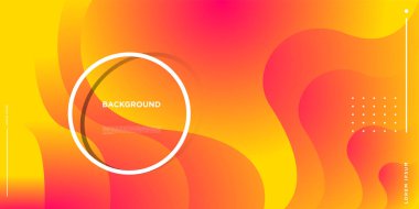 Modern renkli akışı poster. Sanat tasarım tasarım projesi. Vektör çizim 