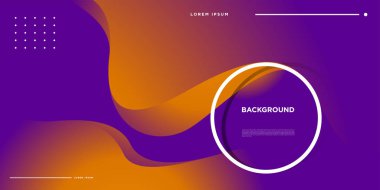 Modern renkli akışı poster. Sanat tasarım tasarım projesi. Vektör çizim 