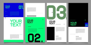 Vektör paneli arkaplanı ve sosyal medya post tasarım şablonu