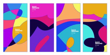 Vektör paneli arkaplanı ve sosyal medya post tasarım şablonu