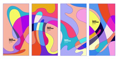 Vektör paneli arkaplanı ve sosyal medya post tasarım şablonu