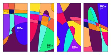 Vektör paneli arkaplanı ve sosyal medya post tasarım şablonu