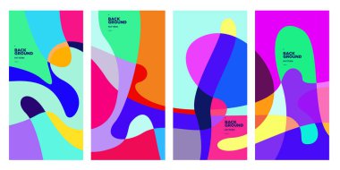 Vektör paneli arkaplanı ve sosyal medya post tasarım şablonu