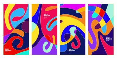 Vektör paneli arkaplanı ve sosyal medya post tasarım şablonu