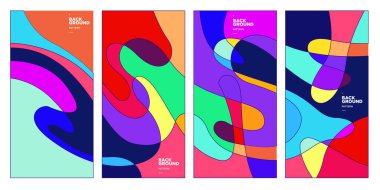 Vektör paneli arkaplanı ve sosyal medya post tasarım şablonu