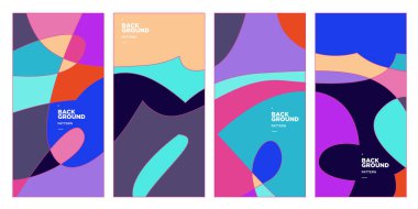 Vektör paneli arkaplanı ve sosyal medya post tasarım şablonu