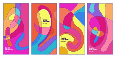 Vektör paneli arkaplanı ve sosyal medya post tasarım şablonu