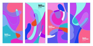 Vektör paneli arkaplanı ve sosyal medya post tasarım şablonu