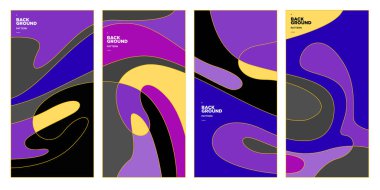 Vektör paneli arkaplanı ve sosyal medya post tasarım şablonu