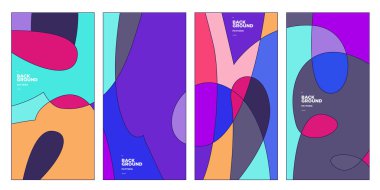 Vektör paneli arkaplanı ve sosyal medya post tasarım şablonu