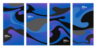 Vektör paneli arkaplanı ve sosyal medya post tasarım şablonu