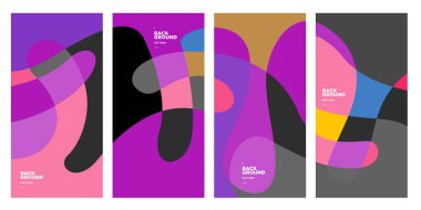 Vektör paneli arkaplanı ve sosyal medya post tasarım şablonu