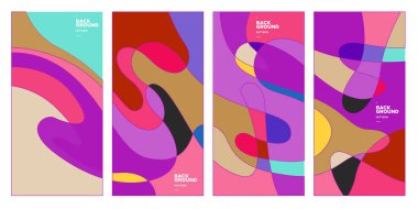 Vektör paneli arkaplanı ve sosyal medya post tasarım şablonu