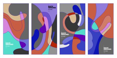 Vektör paneli arkaplanı ve sosyal medya post tasarım şablonu