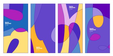 Vektör paneli arkaplanı ve sosyal medya post tasarım şablonu