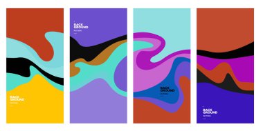 Vektör paneli arkaplanı ve sosyal medya post tasarım şablonu