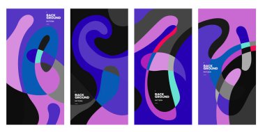 Vektör paneli arkaplanı ve sosyal medya post tasarım şablonu