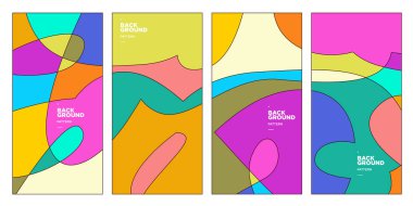 Vektör paneli arkaplanı ve sosyal medya post tasarım şablonu