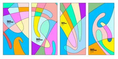 Vektör paneli arkaplanı ve sosyal medya post tasarım şablonu